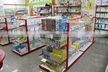 Wooden Slatwall Etagere Shelves Gondola Island Shelving Shelves photo-4