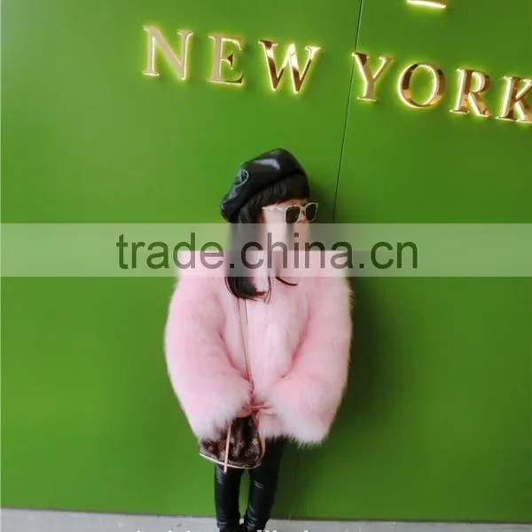 Fashion Kids Clothes Winter Fur Coat for Girls Baby Clothes Parka Elegant Clothing for Girls Girl Outerwear Luxury Faux Fur photo-3