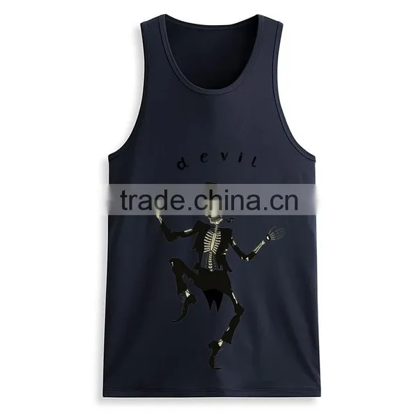 Bulk Printing Cheap Design Your Own Mens Bodybuilding Funny Sport Gym Tank Top photo-3