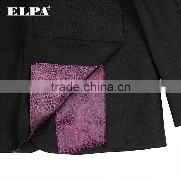 ELPA Latest Design Handsome Black Kids Suits Three Pieces Boys School Uniform Suits photo-4