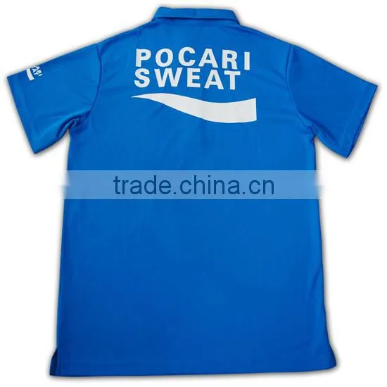 Polo Shirt is Dry Fit Action and Custom Printing T-shirt Blue Color Choose photo-5