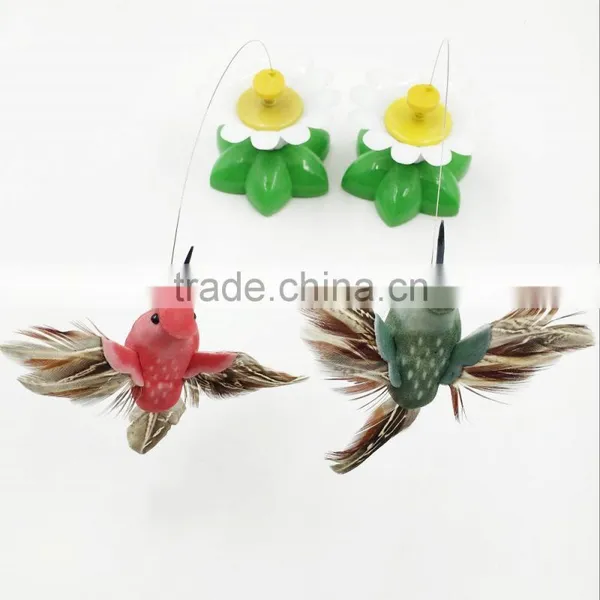 Cat Interactive Puzzle Small Toys Fun Cat Stick Cat Supplies Electric Flying Butterfly Around Flowers Tease photo-5
