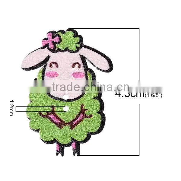 Yiwu Factory Best Quality DIY Fashion Wooden Button & Beads photo-2