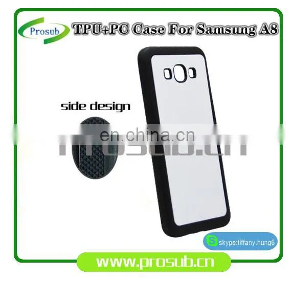 2d Sublimation Heat Transfer PC +TPU Silicon Blank Cell Phone Case for Prosub-Samsung A8 photo-4