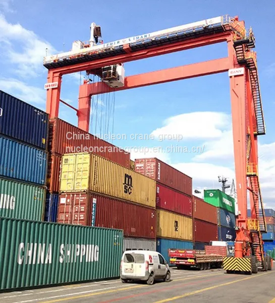 Rail Mounted Double Girder Container Gantry Crane photo-3