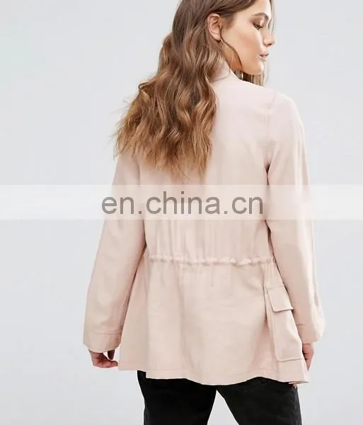 Wholesale Lady Overcoat Dust Jacket Women Long Duster Coat photo-3