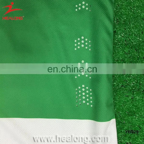 Green Color Sublimation Soccer Football Uniform Sports Jersey New Model Sportswear photo-4