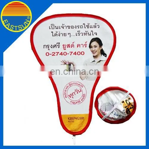 Colorful Customized Logo Attractive Promotional Foldable Fan photo-2