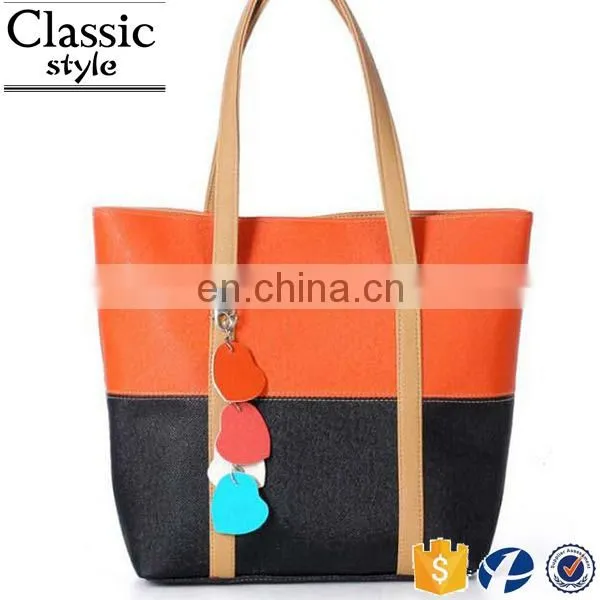 CR English Amazon Hot Selling Most Popular Ladies Cheap Bag High-capacity With Fringe Split Joint pu Leather Beautiful Hand Bag photo-2