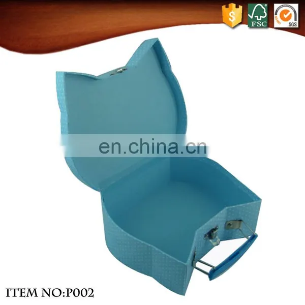 Lovely Cat Cardboard Suitcase Gift Box photo-6