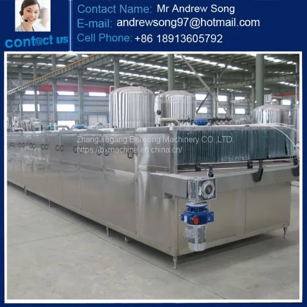 beer bottle tunnel pasteurizer