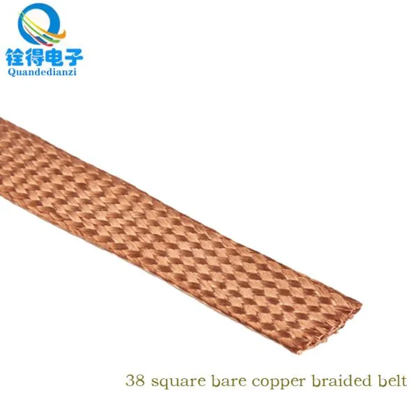 We Can Supply 38 Square Bare Copper Braid With Special Copper Braid Soft Connection for High and Low Voltage Electrical Appliances