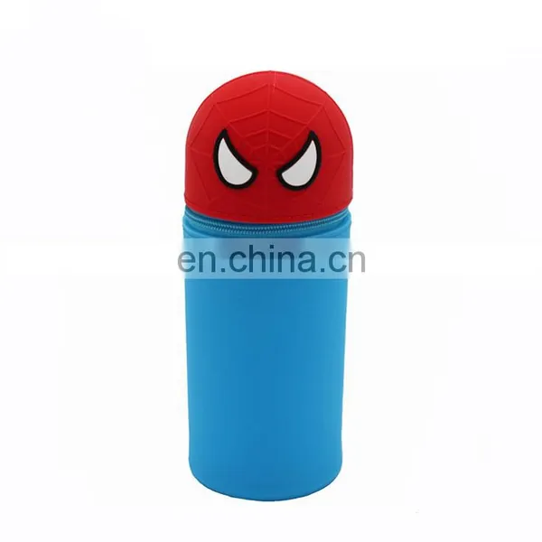 Cross-border Hot Sale Silicone Telescopic Pen Holder With Cartoon Spiderman Design photo-6