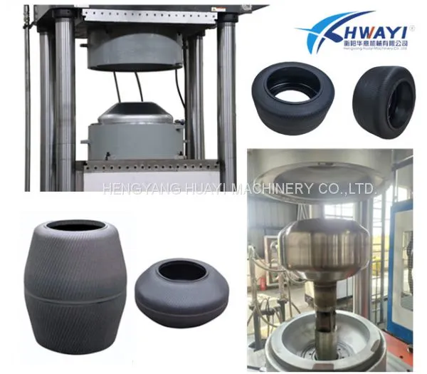 Tyre Bladder Curing Press 1200ton Rubber Injection Machine photo-2