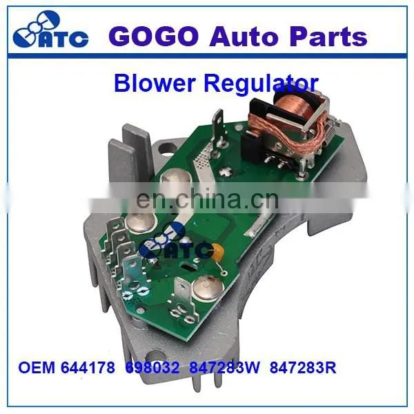 High Quality Blower Motor Resistor for Peugeot Citroen 106 405 406 OEM 644178 698032 847283W 847283R photo-3