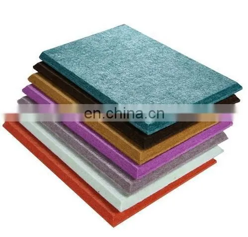 High Density Dust-proof Polyester Acoustic Panel Felt Sound Absorbing Ceiling photo-5