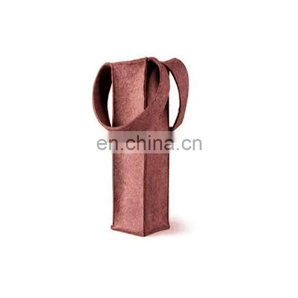 Red Wine Bottle Felt Wine Bag for Single 1 Bottle photo-3