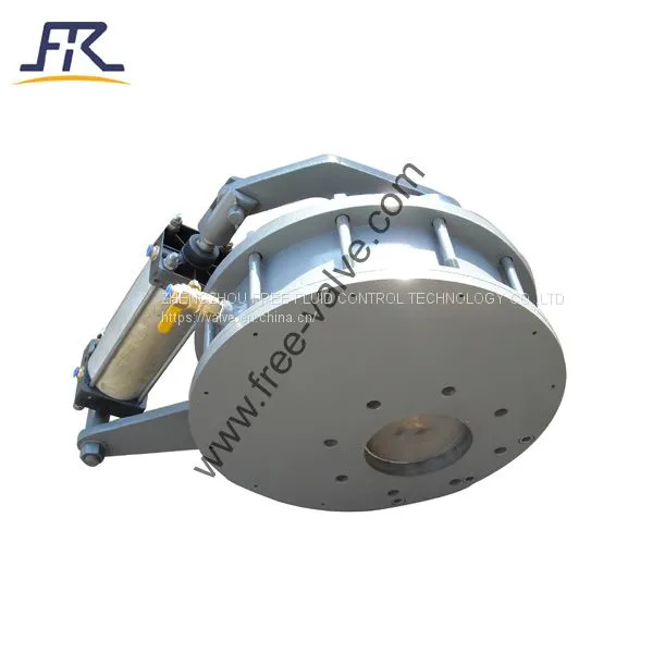 Pneumatic Ceramic Rotary Double Disc Gate Valve photo-2