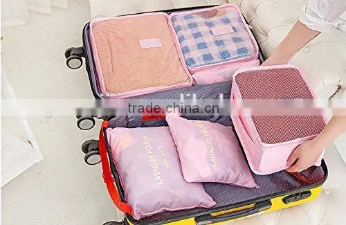Packing Cubes And Pouches - The Most Light and Handy Travel Cube Set - Set of 6 - Durable, Compact, Multifunctional, Lightweigh photo-3