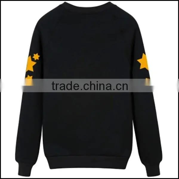 Fashionable Reglan Sleeve Sweatshirt With Pringting photo-2