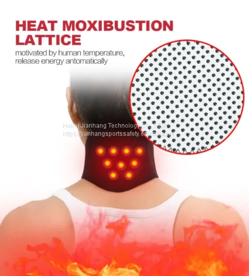 Tourmaline Heating Neck Support Heating Magnetic Neck Support Wrap Tourmaline Neck photo-5