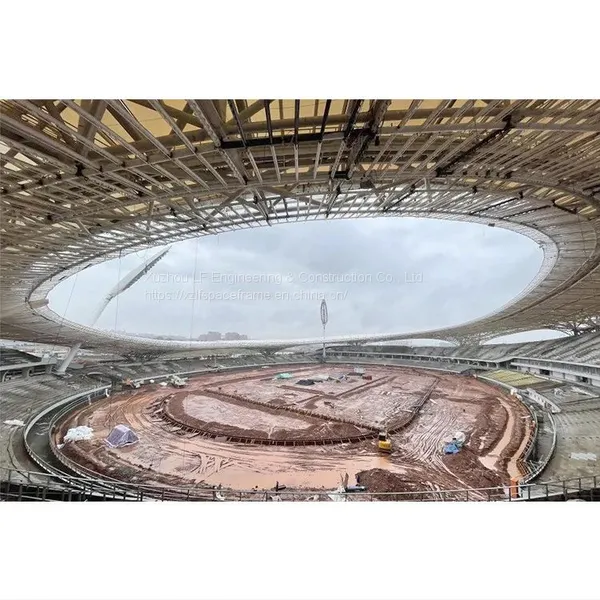 Xuzhou LF Prefabricated Stadium Roof Canopy Structure photo-5