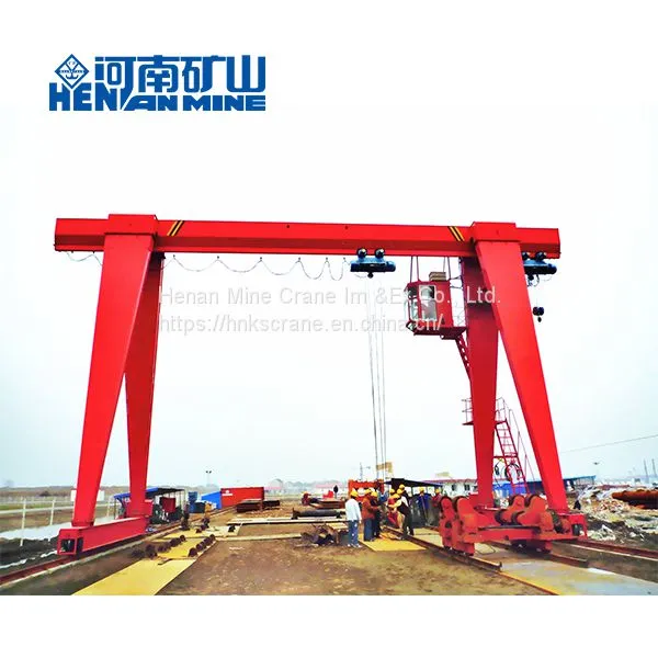 MH Type Outdoors 5ton 10ton Single Girder Electric Hoist Gantry Crane photo-2