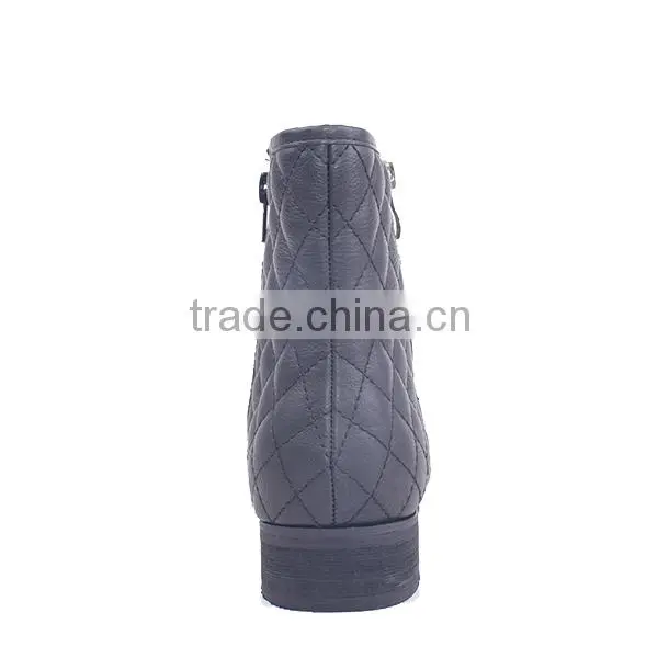 Wholesale Women Three Elements Upper Ankle Boots Motorcycle Dealer Boots China photo-5