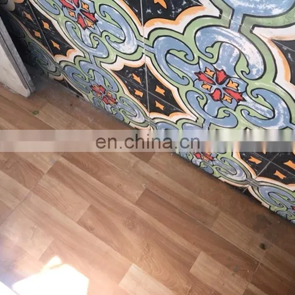 Hand-painted Tiles Nordic Retro Parquet 300x300 Dining Room Balcony Tiles photo-3