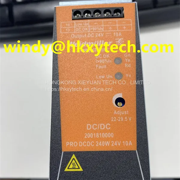 Weidmuller 2001810000 DC/DC converter PRO DCDC 240W 24V 10A With Good Price In Stock