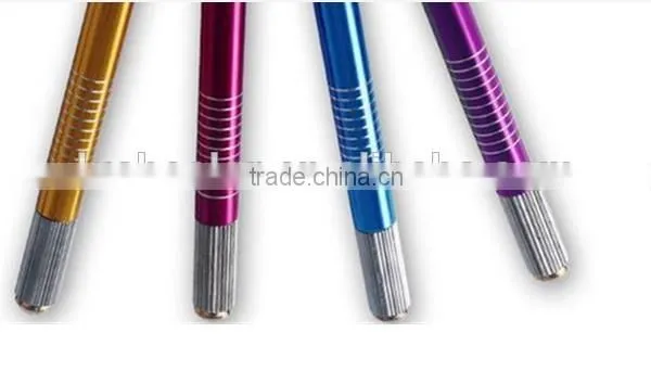 Permanent Makeup Microblading Use #21 Round Shading Blade Eyebrow Tattoo Shadow Manual Pen photo-6