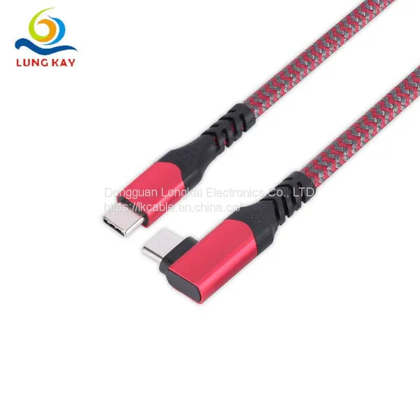 Кабель USB C к USB C 3.1 Gen 2 длиной 10 футов, 10 Гбит/с, 100 Вт (20 В/5 А) с технологией Power Delivery, с чипом E-Marker, синхронизация данных 10 Гбит/с, видео-вывод 4K@60Hz, совместим с устройствами с разъемом Type-C, Oculus Quest Link, Macbook (черны