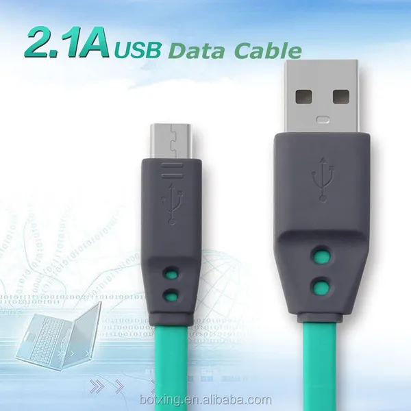3.3ft/1m High Quality Flat Micro Usb Fast Charging Data Cable Sync Charger for Vivo Oppo Android Phone photo-5
