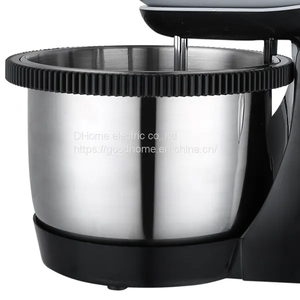 Electric High Power Egg Beater Table Top Mixing and Baking Home Kitchen Baking 3L Large Steel Drum（Wechat:13510231336） photo-3