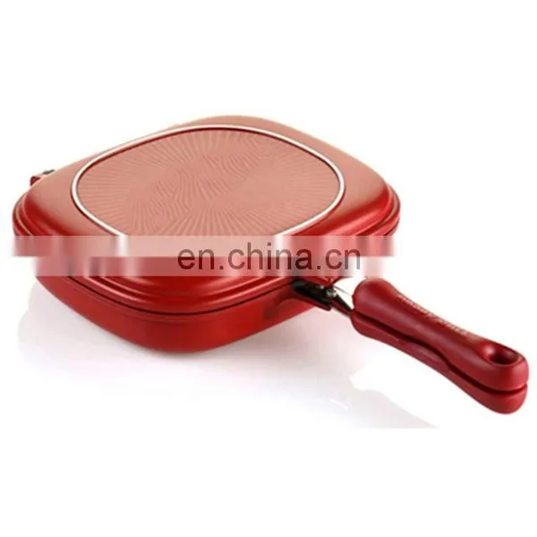 Nonstick Multi Purpose Double Sided Frying Pan Square Deep Frying Pan photo-3