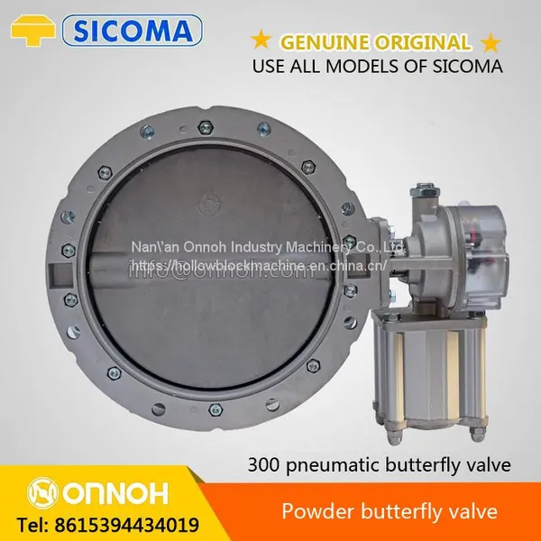 750 Concrete Mixer Accessories Powder Butterfly Valve photo-2