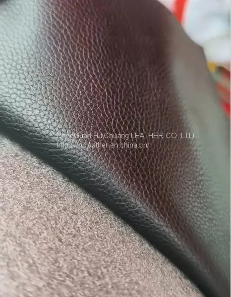 Microfiber Leather Litchi Grain