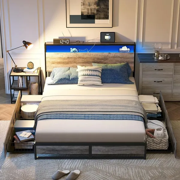 Iron Multi-functional Bed Frame