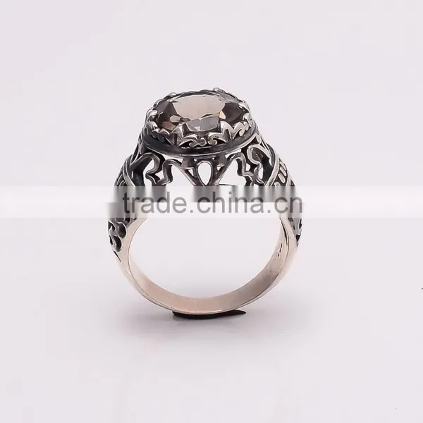 SMOKY RING ,925 Sterling Silver Jewelry Wholesale,WHOLESALE SILVER JEWELRY,SILVER EXPORTER,SILVER JEWELRY FROM INDIA photo-3