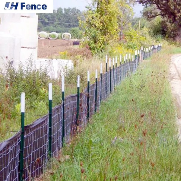 4FT High 100FT Long Black Wire Backed Silt Fence photo-3