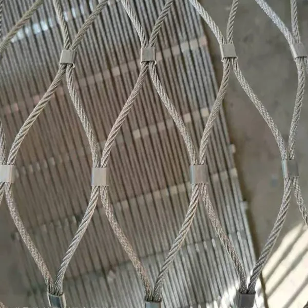 Flexible Stainless Steel Wire Rope Mesh SS316 for Bird Proof Net and Zoo Fence photo-2