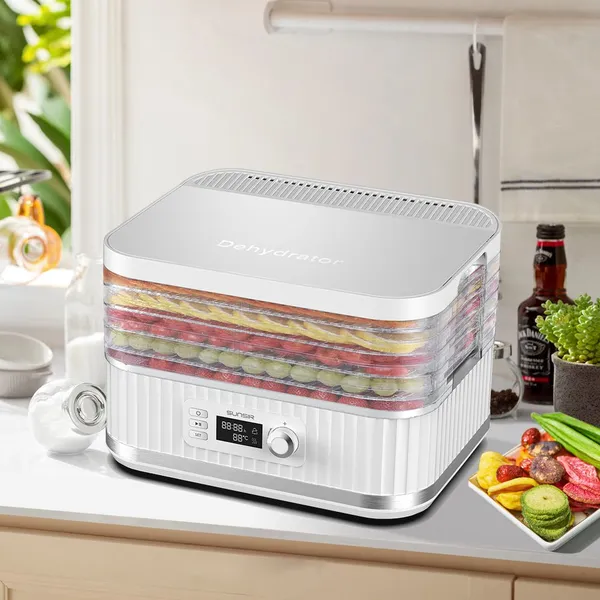 Food Dehydrator With Timer Overheat Protection Feature 400W