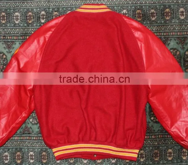 Custom Varsity Jackets Genuine Leather Sleeves Wholesale Blank Varsity Jackets photo-5