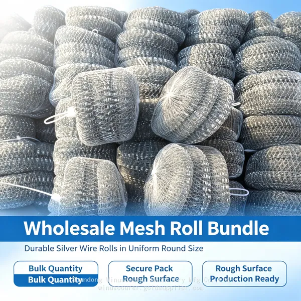 Commercial Grade Galvanized Wire Mesh Scrubber Ball Multi‑Purpose Metal Cleaning Balls for Restaurant Kitchen photo-3