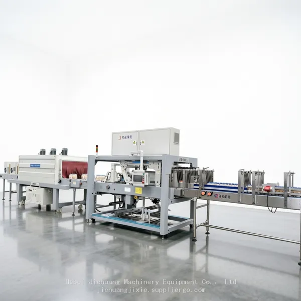 JCMB Series Dual-Lane Medium-to-High Speed Shrink Wrapping Machine | For Beverage, Beer & Bottled Water Lines (12000-36000bph)