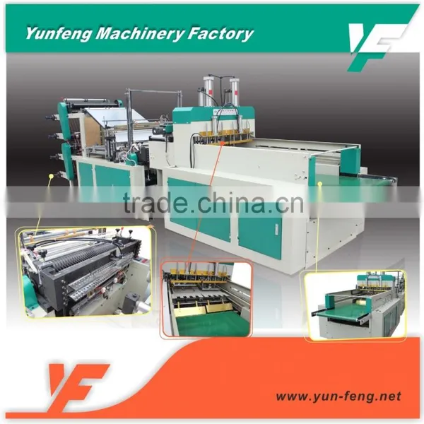 Plastic vest bag making machine