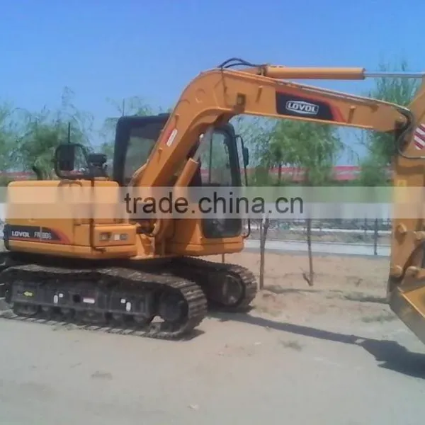Used 8 Ton Excavator LOVOL 80G Excavator for Sale photo-2