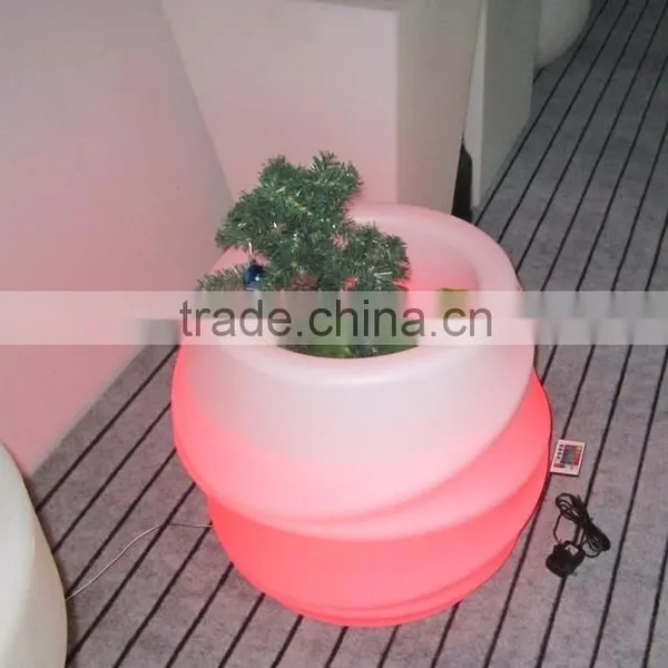 New PE Plastic Vases With Solar Led Light YXF-5248S photo-4