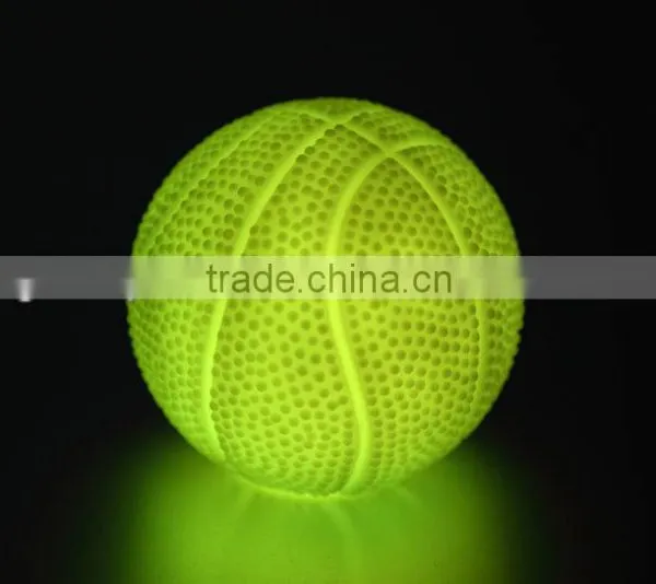 Led pull string toys flying spinning toys