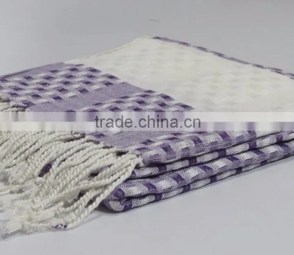 Handloom Turkish Hammam Towel Absorbent Peshtemal Indian Fouta Bath Towels photo-4